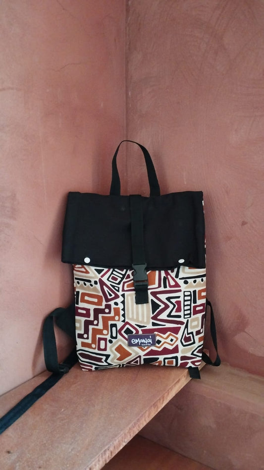 Mochila estampado Barro + 4kg de arroz