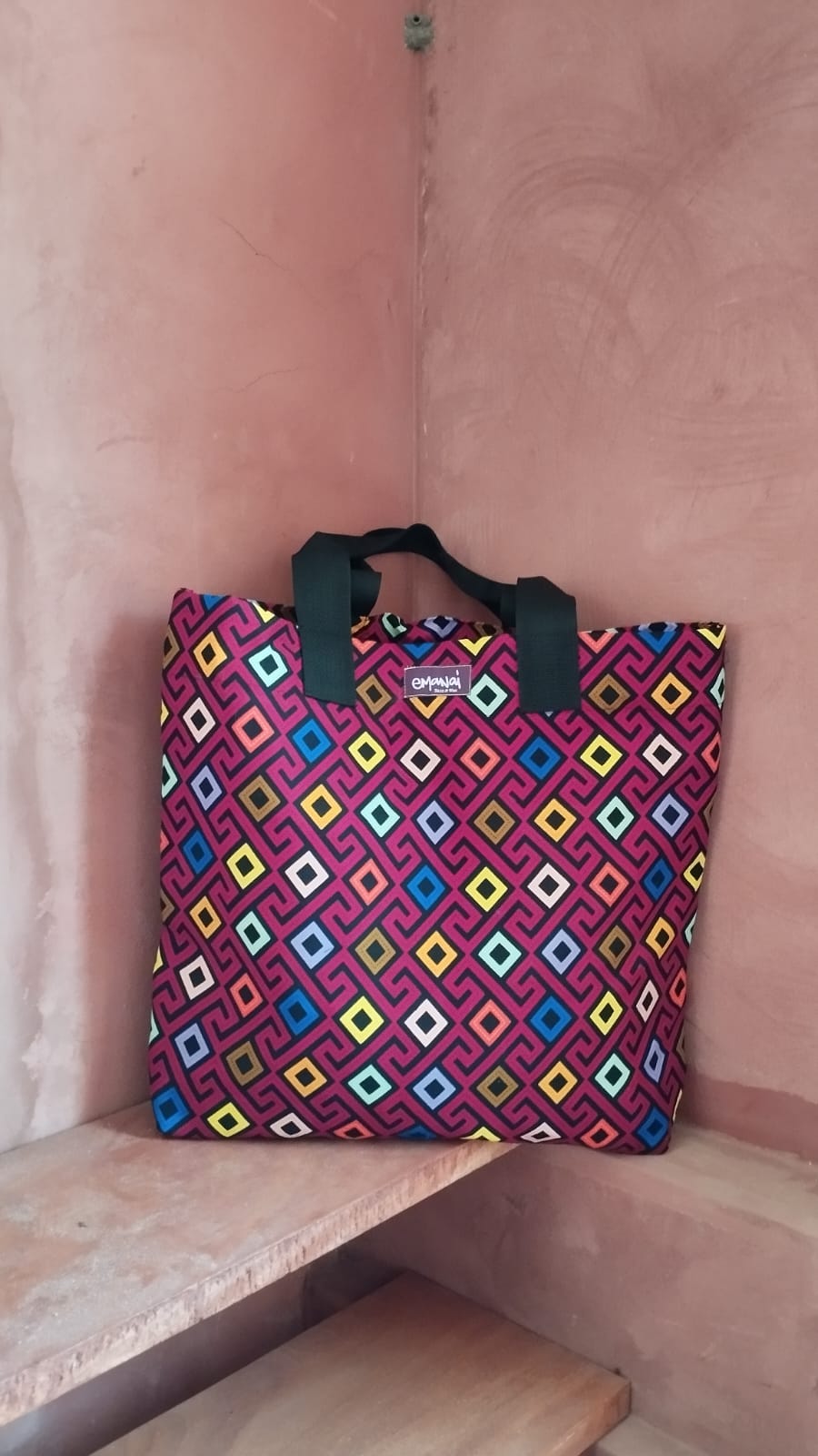 Bolso Playa estampado Ciudad  + 4kg de arroz