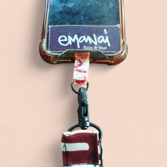 Cuelga movil y carterita estampado Barro + 2kg de arroz