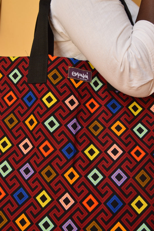 Bolso Playa estampado Ciudad  + 4kg de arroz