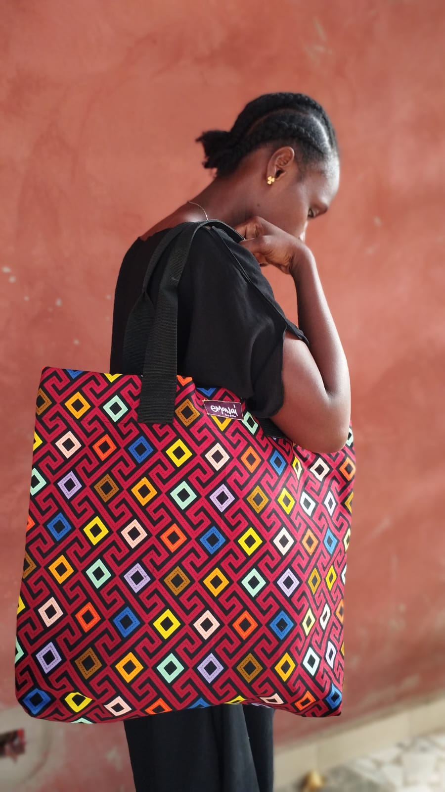Bolso Playa estampado Ciudad  + 4kg de arroz
