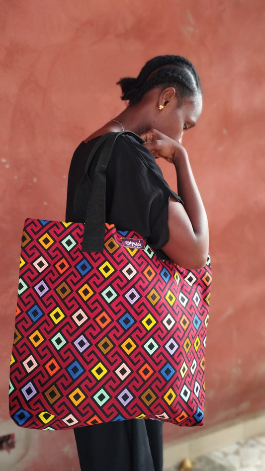 Bolso Playa estampado Ciudad  + 4kg de arroz