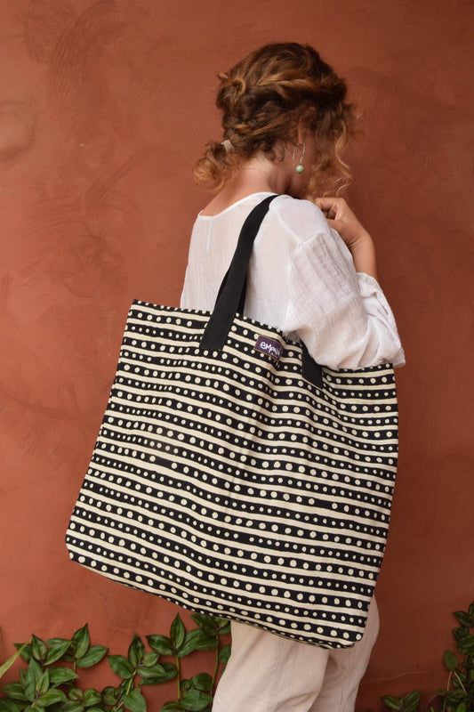 Bolso Playa estampado Siembra + 4kg de arroz